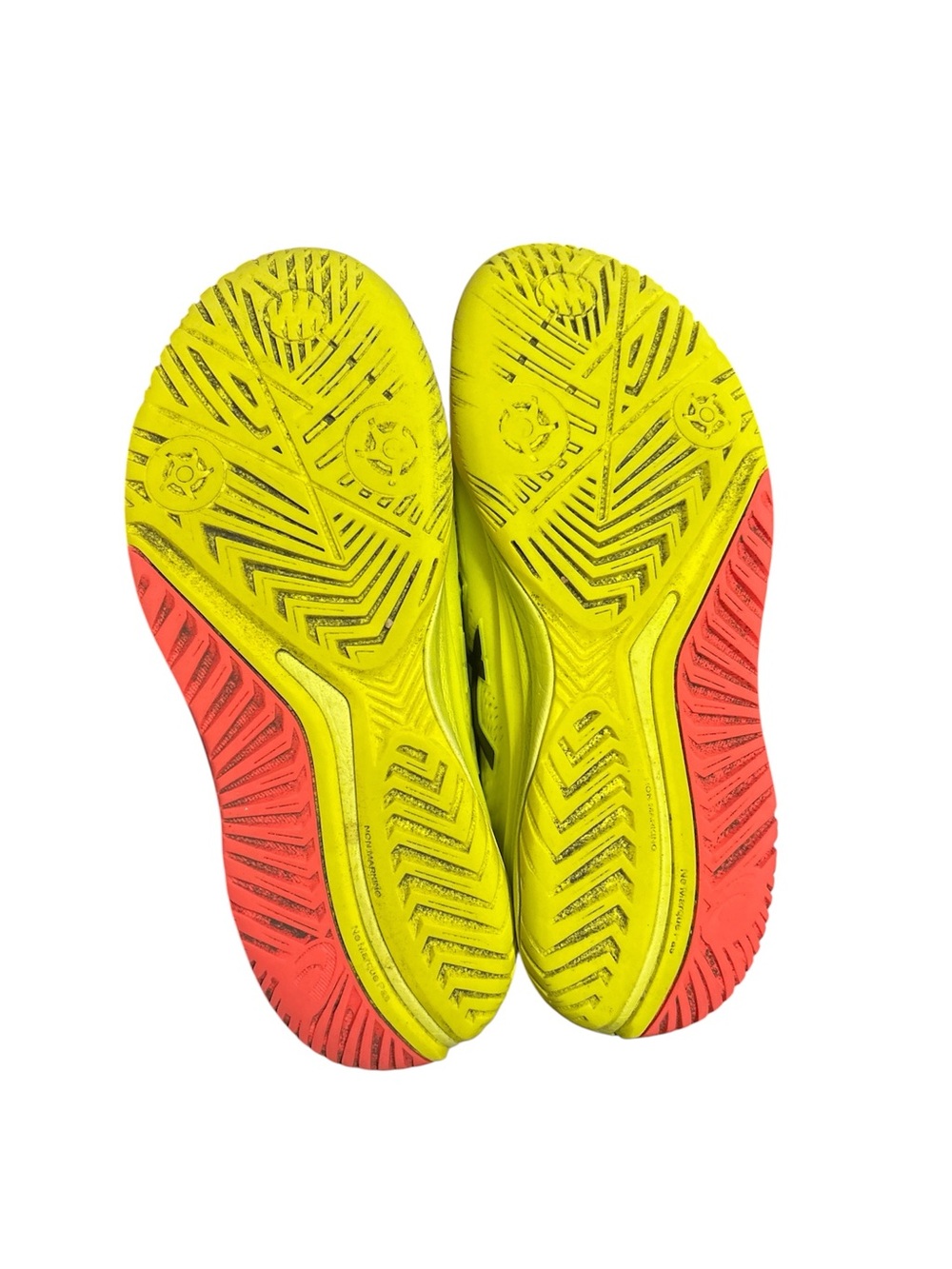 Asics Neon Yellow Athletic Running Shoes with Black Logo - Picture 4 of 7